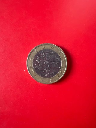 Moneda 1 Euro Lituania 2015