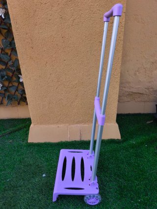Carro con ruedas para mochila