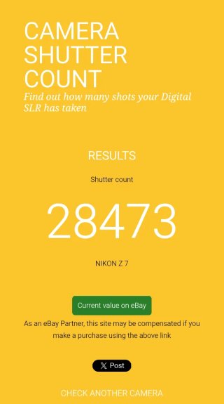 Nikon Z7 Cámara Mirrorless