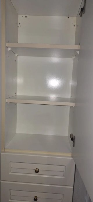 Mueble auxiliar beige/blanco