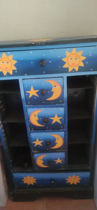 Mueble Auxiliar, Decorado Sol y Luna