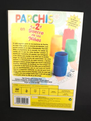 Lote 3 DVDs Parchís Películas Originales 80s