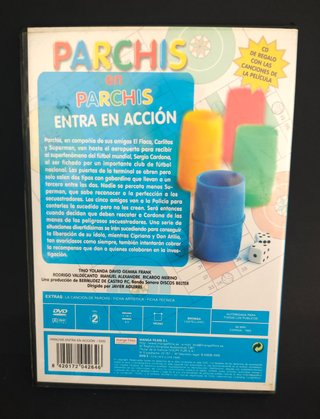 Lote 3 DVDs Parchís Películas Originales 80s