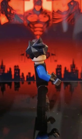 Lego Minifigura Bat015
