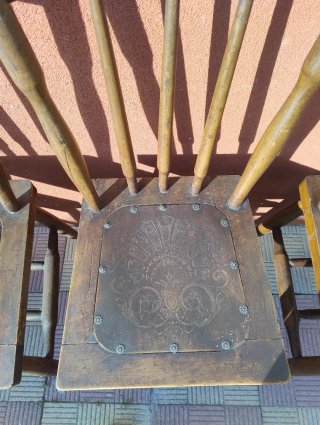 7 Sillas de Madera de los años 50
