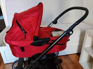 Cochecito Bebé Mutsi Evo Rojo