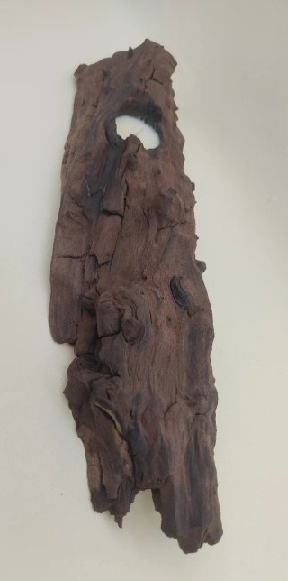 Vela decorativa madeira driftwood