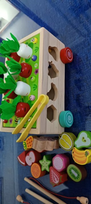 Juego de madera frutas y verduras
