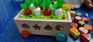 Juego de madera frutas y verduras