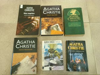 Pack 6 novelas Agatha Christie