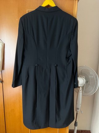 Traje de Frac Caballero Beige y Negro con funda