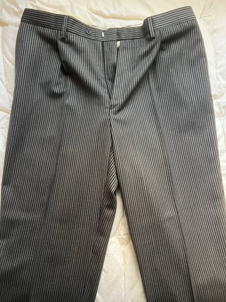 Traje de Frac Caballero Beige y Negro con funda