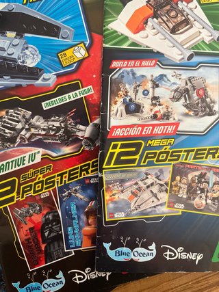 4 revistas lego star wars