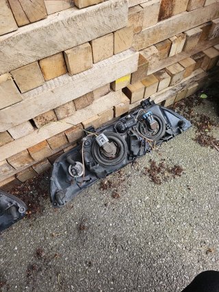 Faros Angel Eyes Hella BMW E39 Halógenos