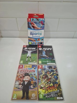 Nintendo Switch con mandos y accesorios