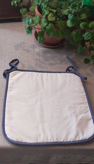 Cojín de Silla con Diseño de Pájaro
