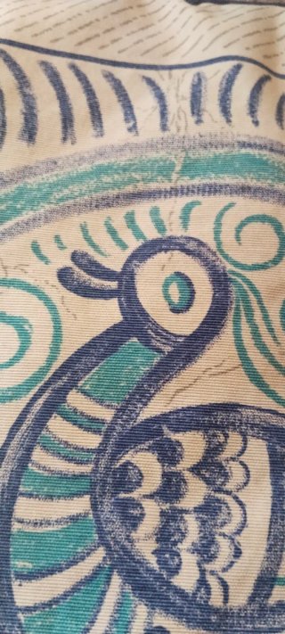 Cojín de Silla con Diseño de Pájaro
