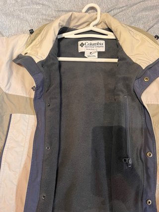 Chaqueta Columbia Beige y Marrón