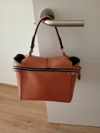 Bolso piel Gianni Chiarini color camel