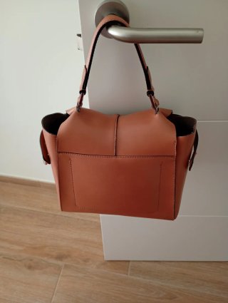 Bolso piel Gianni Chiarini color camel