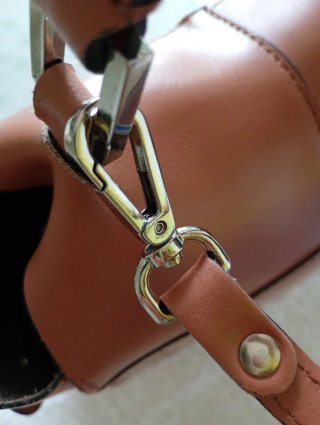 Bolso piel Gianni Chiarini color camel