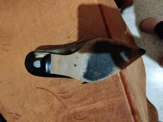 Zapatos de tacón negros talla 37