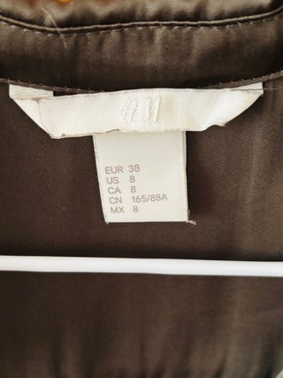 Camisa H&M verde oliva Talla S