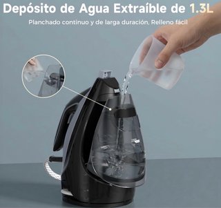 WOOX Plancha Vapor Cerámica Calentamiento Rápido