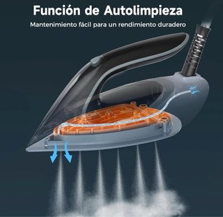 WOOX Plancha Vapor Cerámica Calentamiento Rápido