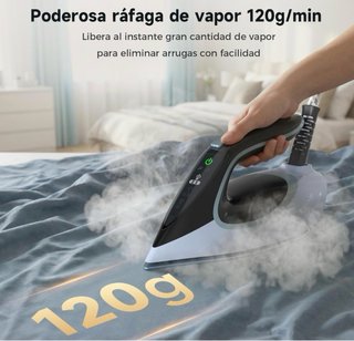 WOOX Plancha Vapor Cerámica Calentamiento Rápido