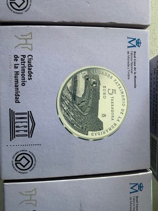Estuches Vacíos 5€ Ciudades Patrimonio Humanidad