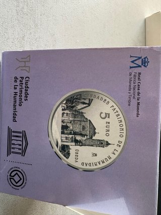 Estuches Vacíos 5€ Ciudades Patrimonio Humanidad