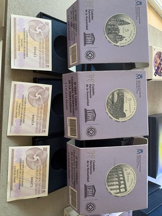 Estuches Vacíos 5€ Ciudades Patrimonio Humanidad