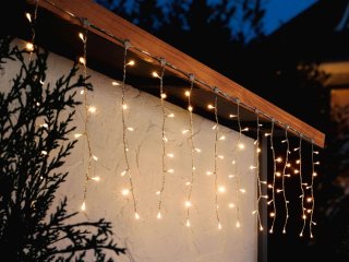 Cortina de guirnaldas LED