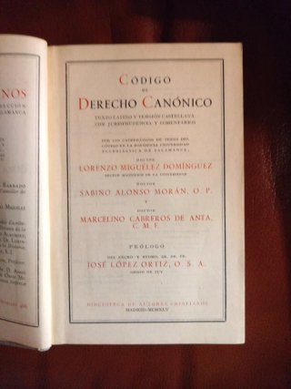 CÓDIGO DE DERECHO CANÓNIGO - LA EVOLUCIÓN