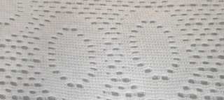Toquilla infantil de punto blanco
