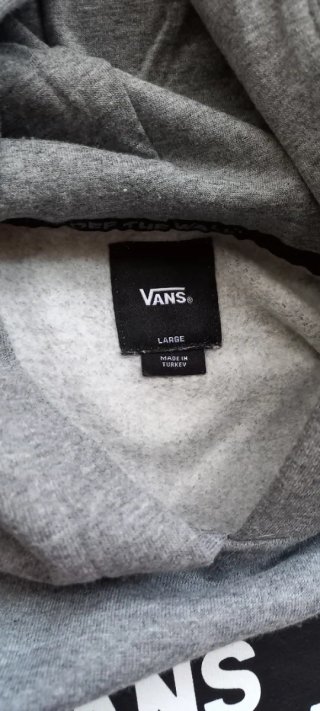 Sudadera Vans chico gris