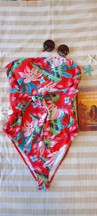 Costume Intero Fascia Tropicale XL