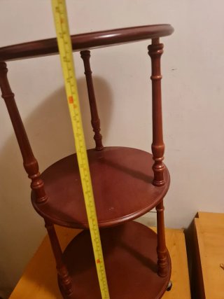 Auxiliar vintage 3 niveles madera