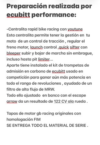Yamaha R6R 2008 negra/gris
