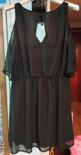 Vestido negro H&M T-44
