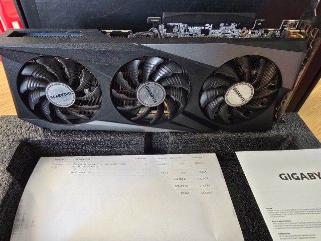Gigabyte RTX 3060 Ti Gaming OC 8G Tarjeta Gráfica