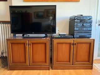 Par de muebles para TV