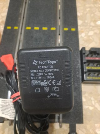 Scalextric: Transformador, Mandos y Pista