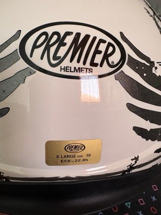 Casco Premier Blanco talla XL