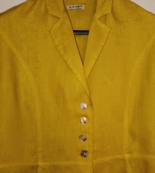 Chaqueta Lino Larga