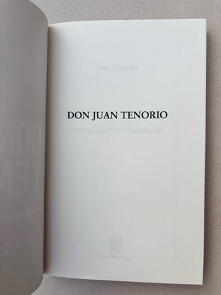 DON JUAN TENORIO: Edición para ESO y Bachillera...