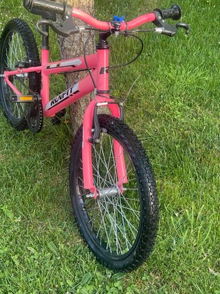 Bicicleta infantil Runfit rosa fucsia