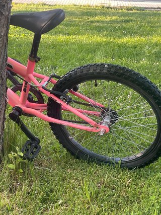 Bicicleta infantil Runfit rosa fucsia