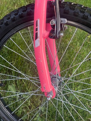 Bicicleta infantil Runfit rosa fucsia